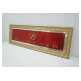 Budweiser Mirror 42"x 14"