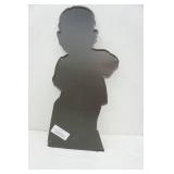 Smiling Charlie Metal Budweiser Sign 13x30"