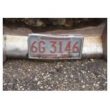 Vintage 1950s Ford Car Front End