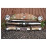 Vintage 1950s Ford Car Front End