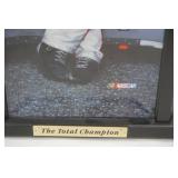 Dale Earnhardt NASCAR Framed Porcelain Collector Plates