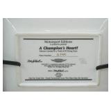 Dale Earnhardt NASCAR Framed Porcelain Collector Plates