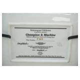 Dale Earnhardt NASCAR Framed Porcelain Collector Plates