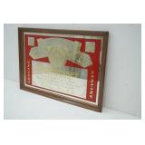 Budweiser King of Beers Mirror 18" tall by 26" wide