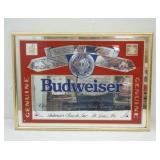 Budweiser King of Beers Mirror 18" tall by 25" wide