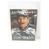 Dale Earnhardt NASCAR "REFLECTIONS" Framed Poster 20x16"