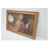 "The Good Shepherd" Vintage Framed Print 22"x 15"