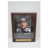 Dale Earnhardt Sr. "Reflections" Plaque 10.5"x13"