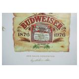 Vintage Budweiser 1976 Sales Convention Display Tray (not metal)