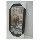 High Life "Brown Bear" Mirror by Scott Zoellick 25.5"x 14.5" (still in cardboard)
