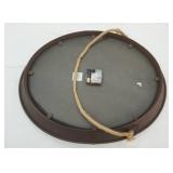 Hanging Rooster Clock 25"x18"x3.5" metal