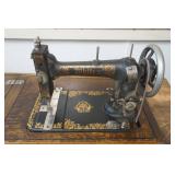 Antique White Sewing Machine
