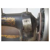 Antique White Sewing Machine