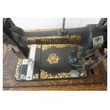 Antique White Sewing Machine