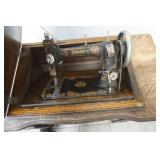 Antique White Sewing Machine