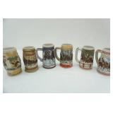 6ct Budweiser Clydesdale Steins