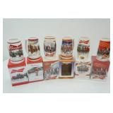 Budweiser Holiday Steins 6ct