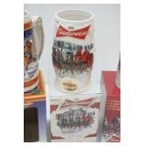 Budweiser Holiday Steins 6ct