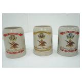 Anheuser Busch Budweiser Steins 9ct