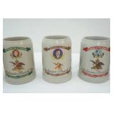 Anheuser Busch Budweiser Steins 9ct