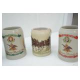 Anheuser Busch Budweiser Steins 9ct