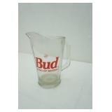 Budweiser Glass Pitcher