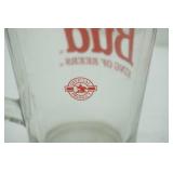 Budweiser Glass Pitcher