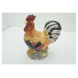 Ceramic Rooster Cookie Jar 13" tall