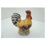 Ceramic Rooster Cookie Jar 13" tall