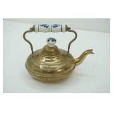 Vintage Brass Tea Kettle