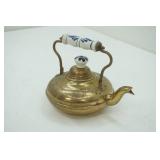 Vintage Brass Tea Kettle