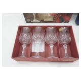 Crystal Stemmed Glasses & Photo Frame