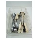 Variety of Restaurant Kitchen ladles & Large Spoons