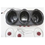 Bella 3 x 1.5qt Triple Slow Cooker