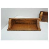 2 Wooden Shelves