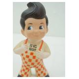 Vintage Big Boy Restaurant Plastic Coin Bank 9.25" tall