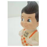 Vintage Big Boy Restaurant Plastic Coin Bank 9.25" tall