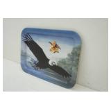 Vintage Anheuser Busch Soaring Eagle Metal Tray