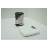Small Trash Can & Bathroom Scale