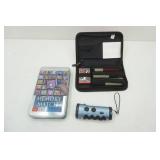 Memory Match Game, Poker Chips & Cards, & Flashlight Radio