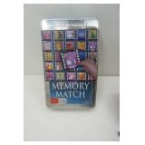 Memory Match Game, Poker Chips & Cards, & Flashlight Radio