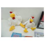 Stuffed Chickens, Picture Frames, Vintage Books-kids & birds