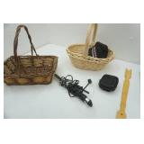 Antique/Vintage Mirror, Baskets & More