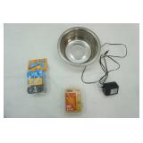 90ct Refill Waste Bags, Water Dish, Cabinet Screws, 15V AC/DC Power Adaptor