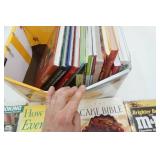 Box of Cookbooks: The Cake Bible, Brighter Baking with M&Ms and more