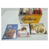 Box of Cookbooks: Gourmet Sweets, Lipton, Great Tasting Low Fat & more