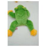 Large Plush Turtle-Terry Factory & TY Beanie Frog