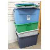 4 XL Totes With Lids