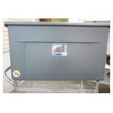 Sterilite 45 GAL tote on wheels with lid