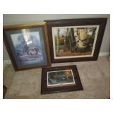 Lot of assorted frames prints inclu...